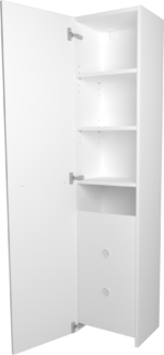 ELEMENT 17 Vysoká 400-500, jedno-dverová, košová – Obrázok 2