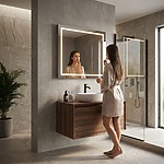 zrkadlo ELEMENT 12 do 800x700x40 LED – Obrázok 2