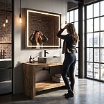 zrkadlo ELEMENT 12 do 800x700x40 LED – Obrázok 4