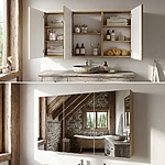 zrkadlová skrinka PRO do 1300 troj-dverová – Obrázok 2