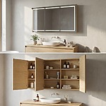 zrkadlo PRO do 1300 LED troj-dverové – Obrázok 2