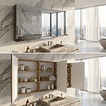 zrkadlová skrinka PRO do 1500 troj-dverová – Obrázok 3