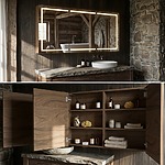 zrkadlo PRO do 1500 LED troj-dverové – Obrázok 4