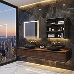 zrkadlo PRO do 800 LED dvoj-dverové – Obrázok 7