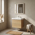 zrkadlo v ráme Villago LED do 600x700x43 – Obrázok 2