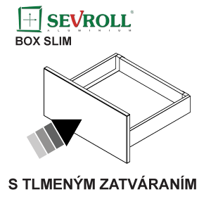 SevrollBox SLIM 3D s tlmeným zatváraním