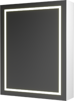 zrkadlo PRO do 600 LED jedno-dverové