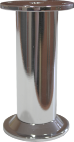 nožička ZEN, chróm, 100mm, 1ks