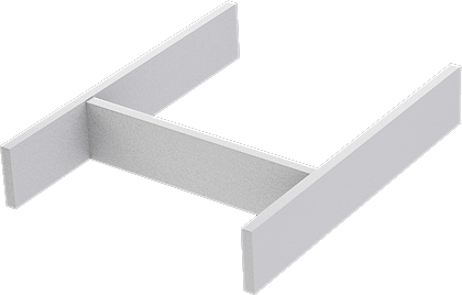 Organizér PRO H300 do zásuvky, biely