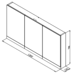 zrkadlo ZEN 1300 – Obrázok 2