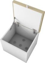 taburetka PRO 500, výklopná – Obrázok 2