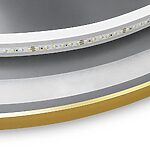 Zrkadlo LED 90cm MMJ BRUSH GOLD – Obrázok 8