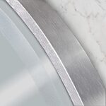 Zrkadlo LED 60cm MMJ BRUSH SILVER – Obrázok 6