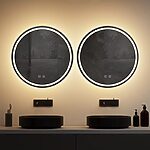 Zrkadlo LED 60cm MMJ BRUSH SILVER – Obrázok 7