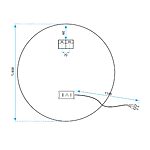 Zrkadlo LED 70cm FFJ70 – Obrázok 10