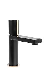 Umývadlová batéria REA ICON - čierno-zlatá, nízka