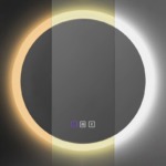 Zrkadlo LED BLUETOOTH FFJ 80cm – Obrázok 9