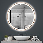 Zrkadlo LED 60cm MMJ BRUSH COPPER – Obrázok 2