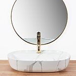 Umývadlo na dosku REA Aura 61 Marmo Shiny – Obrázok 2