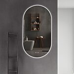 Zrkadlo LED EGG 60x80 cm – Obrázok 5