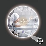 Zrkadlo LED 60cm ROUND BLUETOOTH – Obrázok 7