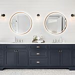 Zrkadlo LED 60cm MMJ BRUSH COPPER – Obrázok 9