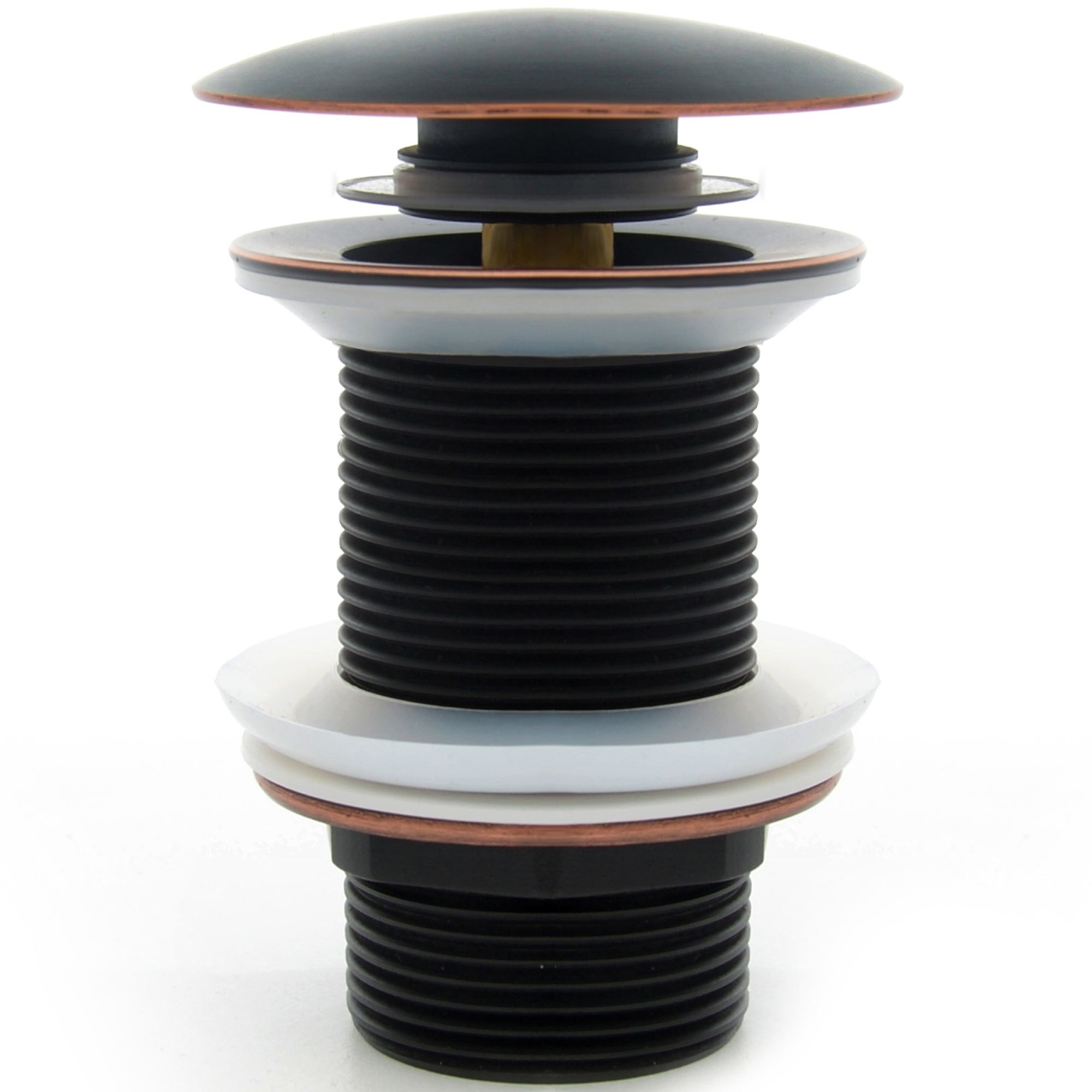 9d54b53abd16a9866b8ba042b5e9dbf2 Umývadlova zástrčka Rea Retro Old Black click-clack – Obrázok 1