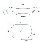 Umývadlo na dosku REA Royal Mini Aiax Shiny – Obrázok 10
