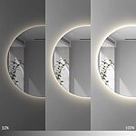 Zrkadlo LED 60cm ROUND BLUETOOTH – Obrázok 5