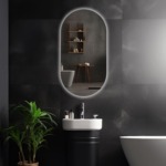 Zrkadlo LED EGG 50x90 cm – Obrázok 7