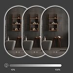 Zrkadlo LED EGG 60x80 cm – Obrázok 3