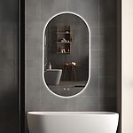 Zrkadlo LED EGG 60x80 cm – Obrázok 8