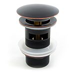 Umývadlova zástrčka Rea Retro Old Black click-clack – Obrázok 6