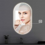 Zrkadlo LED EGG 50x90 cm – Obrázok 6