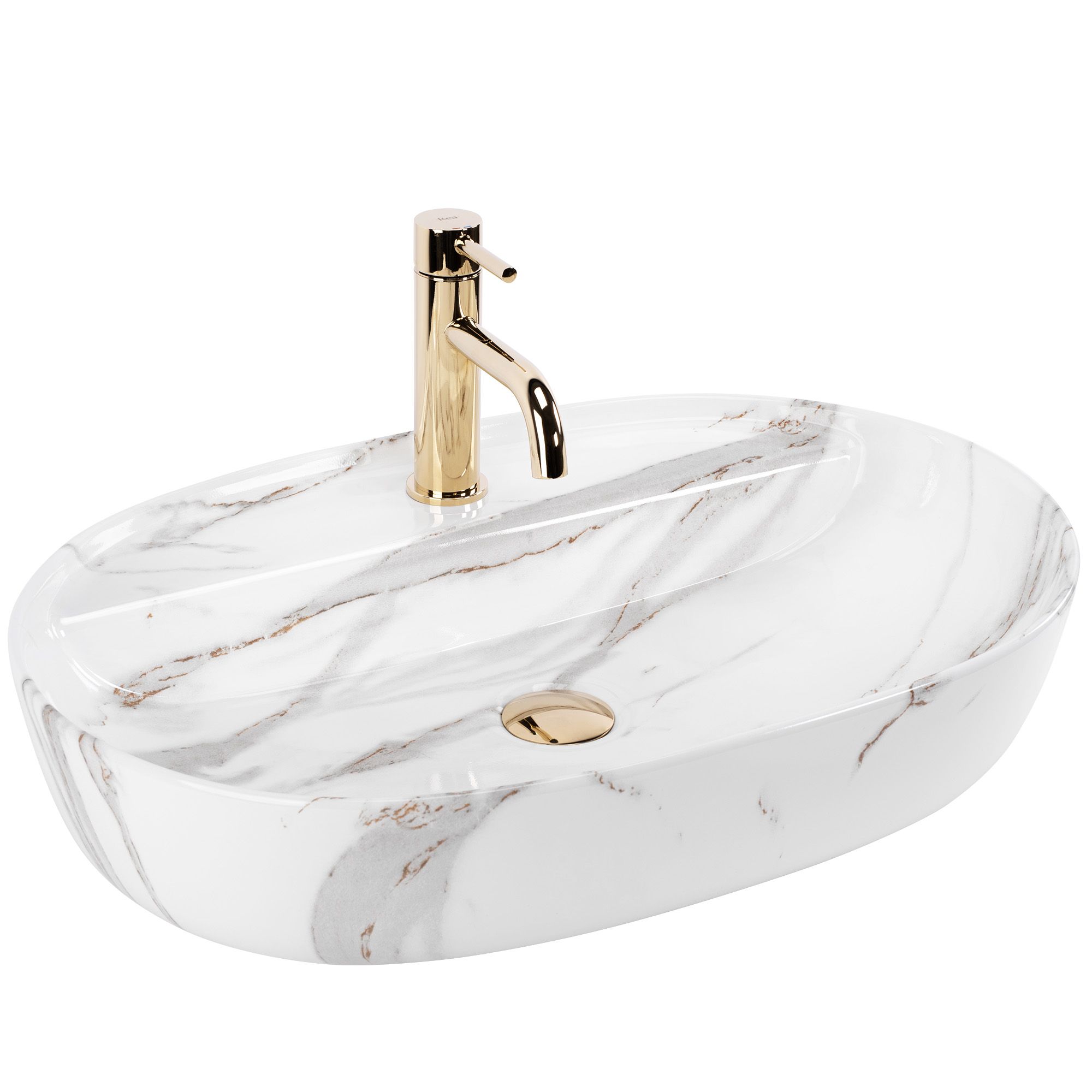 04ce3f379ada874f536df782f509030f Umývadlo na dosku REA Aura 61 Shiny Aiax – Obrázok 1