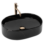 Umývadlo na dosku REA Nadia 50 Black Stone