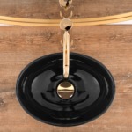 Umývadlo na dosku Rea Sofia Mini Black – Obrázok 3