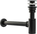 Umývadlový sifón Klik-Klak Universal Rea Black Matt – Obrázok 3