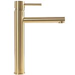 Umývadlová batéria REA TESS - brúsené zlato, vysoká – Obrázok 2