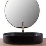 Umývadlo na dosku REA Nadia - Black Matt – Obrázok 3