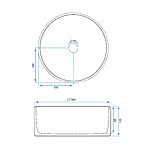 Umývadlo na dosku REA Selina – Obrázok 8