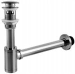 Umývadlový sifón Rea so zacvakávacou zátkou Gun – Obrázok 4