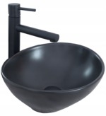 Umývadlo na dosku Rea Sofia N matné čierne
