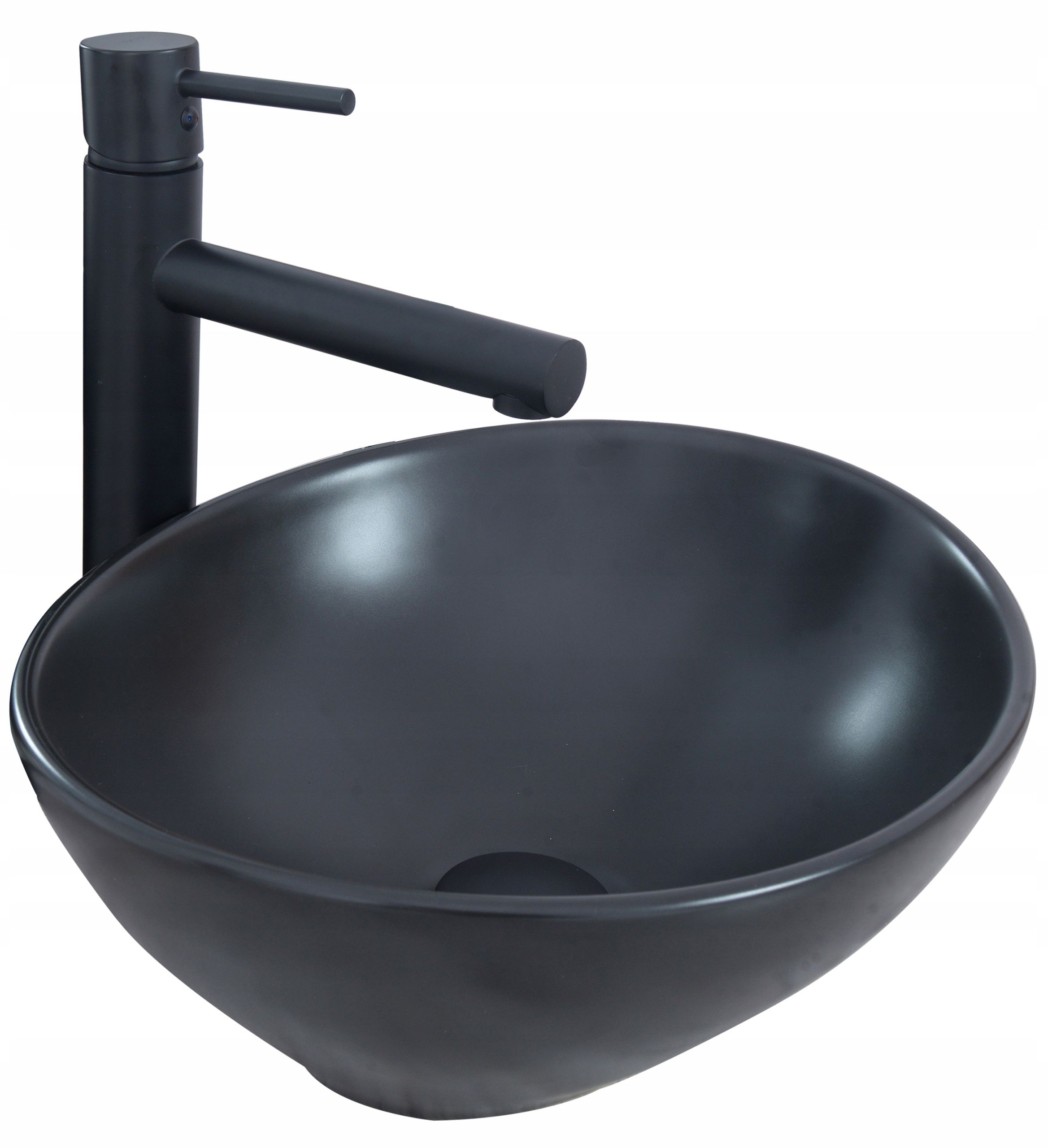 2439a0e17e5b59a40fc74d85629cf09c Umývadlo na dosku Rea Sofia N matné čierne – Obrázok 1