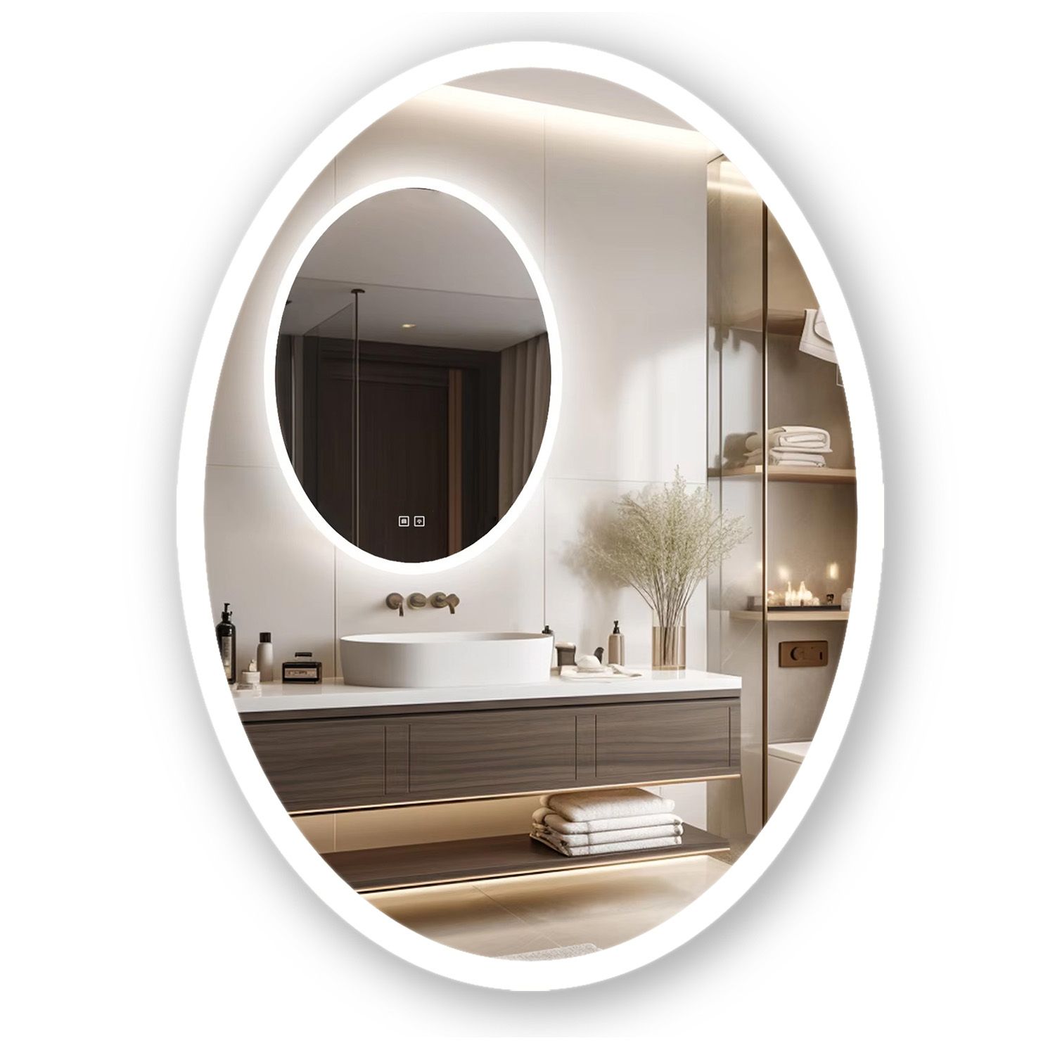 24486ca5718e260a2385607337912df9 Zrkadlo LED 60x80cm WWA – Obrázok 1