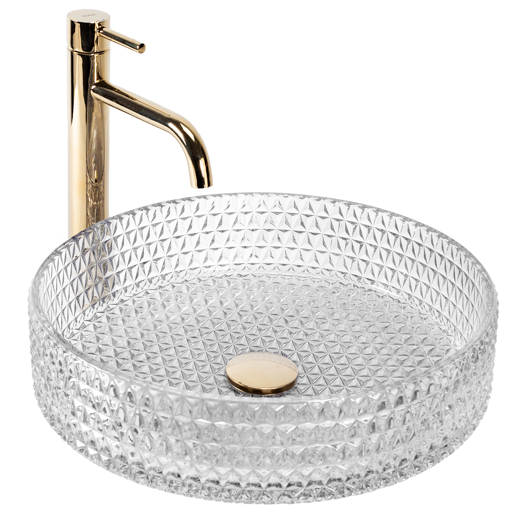 252dba0d12c6b3f165b4591621df21ef Umývadlo na dosku Rea Cristal Transparent 39 – Obrázok 1