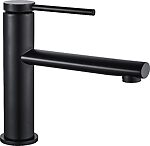 Umývadlová batéria REA OVAL - matná čierna, nízka – Obrázok 3