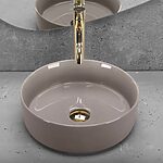 Umývadlo na dosku REA SAMI Beige Shiny – Obrázok 4