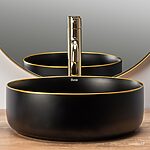 Umývadlo na dosku Rea Sami BLACK MAT – Obrázok 3