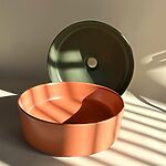 Umývadlo na dosku Rea SAMI GREEN MATT – Obrázok 5